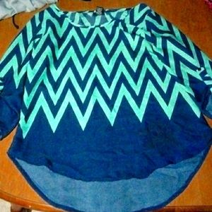 Rue 21 ,M women,blue striped